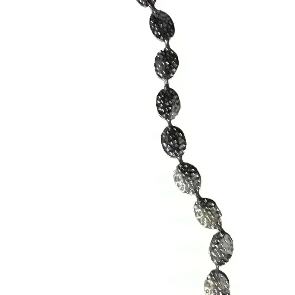 Lake Shore Drive sliver tone belt sz m